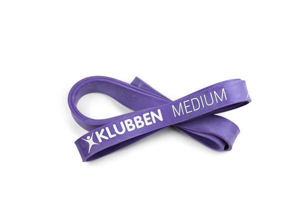 Powerband - lang, rund treningsstrikk 1 stk. | Medium | Lilla
