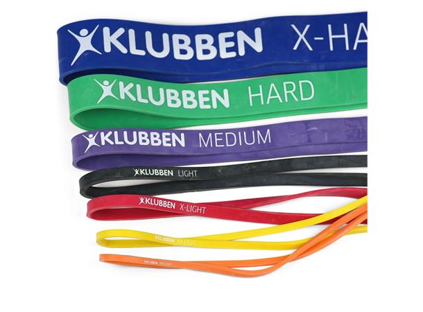 Powerband pakke med 7 strikker 7 strikker med ulik belastning