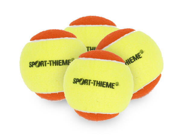 Tennisballer Soft Jump 4 stykk | Oransje Nivå 2 (7-11 år ) 
