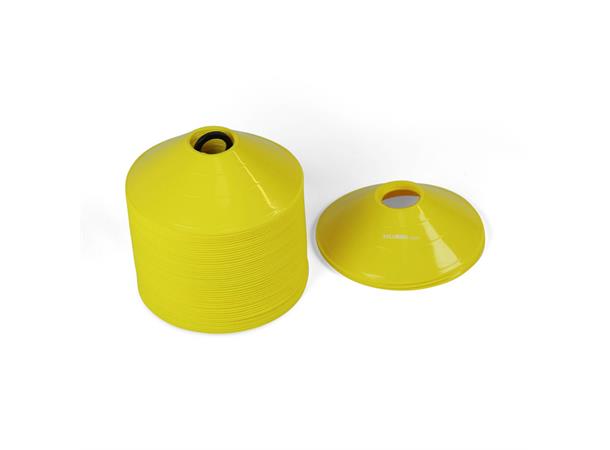 Markeringstallerkener gule 50 stk D: 19 cm | H: 5 cm