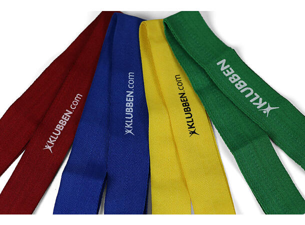Lagbånd Senior | 20 stk 4 farger | 20 lagbånd | 60 cm