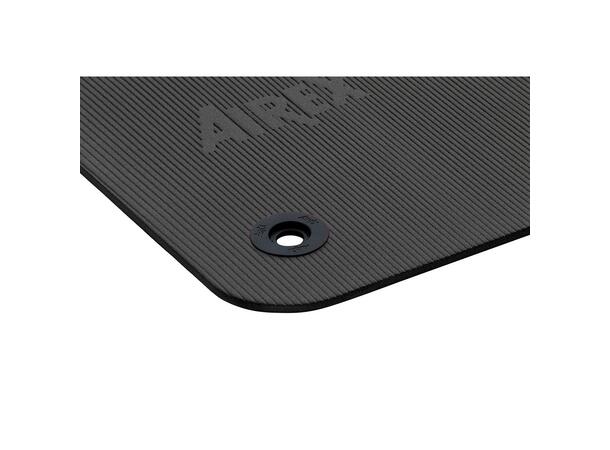 Airex Fitline Studio 100x50x1 cm Treningsmatte med hull | Antrasitt 