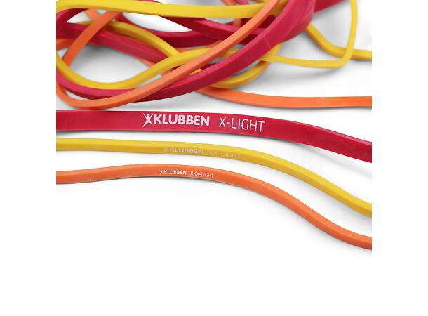 Powerband - lang, rund treningsstrikk 1 stk. | Ultra lett | Oransje