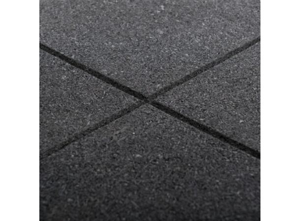 Quad gummi Gulvflis C1 Gulv | 100 x 100 x 1,5 cm 