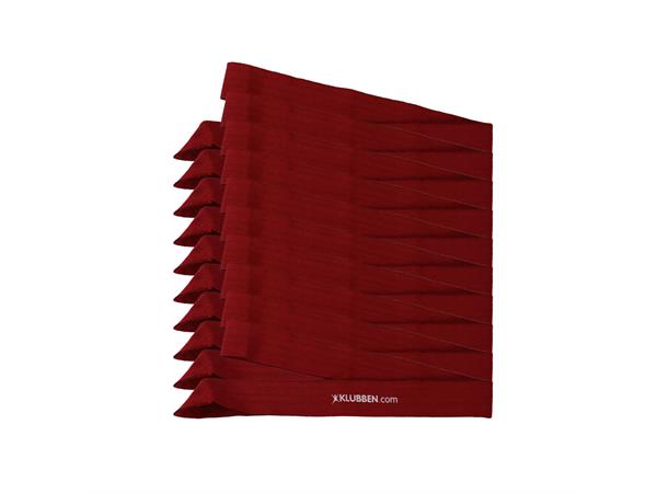 Lagbånd Senior (10 stk) rød rød | 10 lagbånd | 60 cm