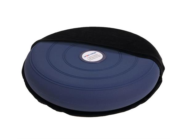 Balansepute Gymfit 36 cm Blå pute med svart trekk