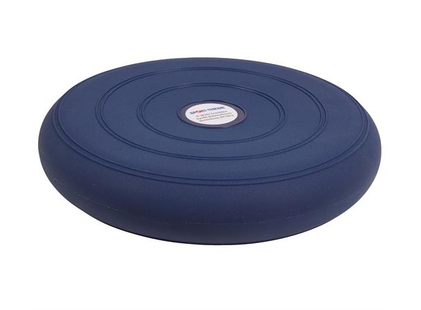 Balansepute Gymfit 36 cm Blå pute med svart trekk