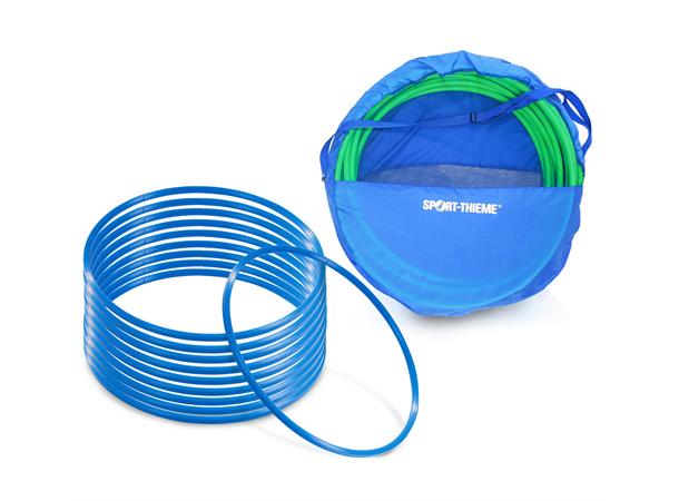 Gymnastikkringer Pvc 70 cm 10 stk Med oppbevaringspose | Velg farge
