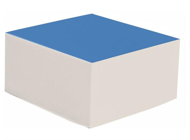 Skummodul | Halv kube i skum 60x60x30 cm | blå/ivory