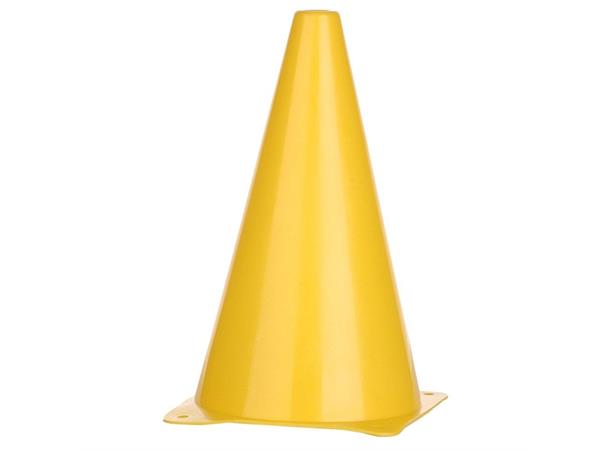 Markeringskjegler 10 stk | 23 cm Gul
