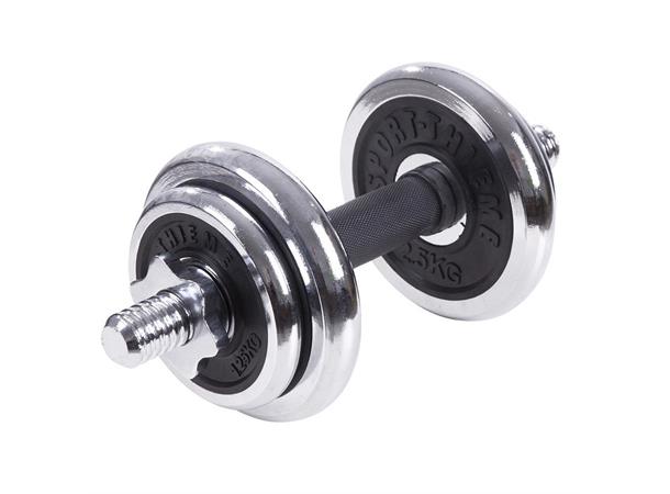 Manual med løse vekter 10 kg dumbbell med koffert