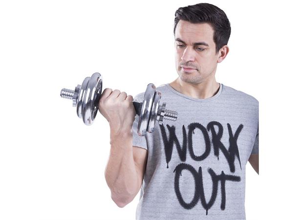 Manual med løse vekter 10 kg dumbbell med koffert