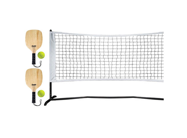 Pickleballracket Startersett Nett 1/2 Court | 2 racketer | 2 baller 