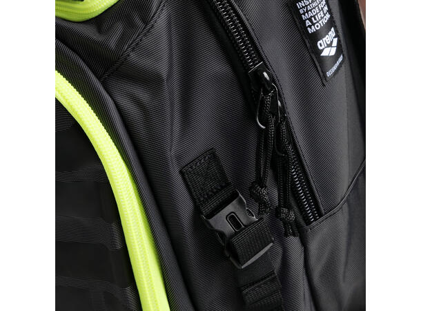 Arena Fastpack 3.0 Ryggsekk 40 L Svart/Gul | Svømmesekk | Svømmebag 