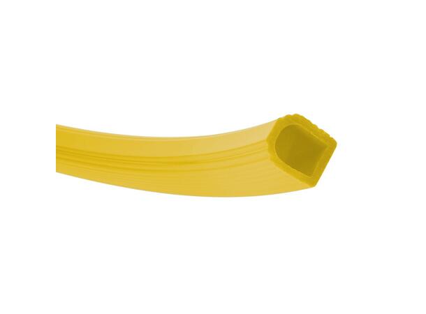 Gymnastikkringer Pvc 50 cm | Gul 50 cm | 10 stk med oppbevaringsbag 