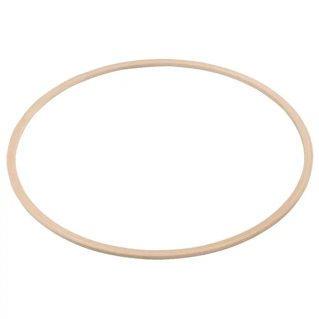 Gymnastikkring av bøk 80 cm Naturlig materiale med pen finish 