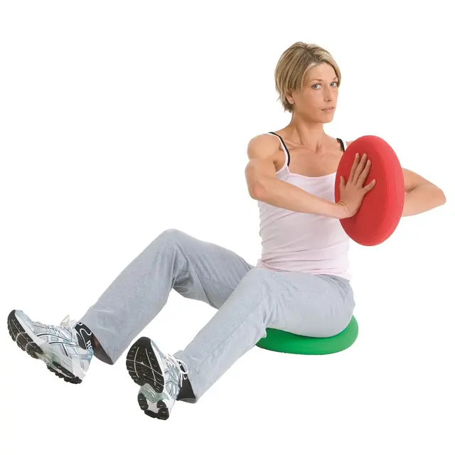 Balansepute Togu Dynair Senso 33 cm Blå | Balansepute med nupper 