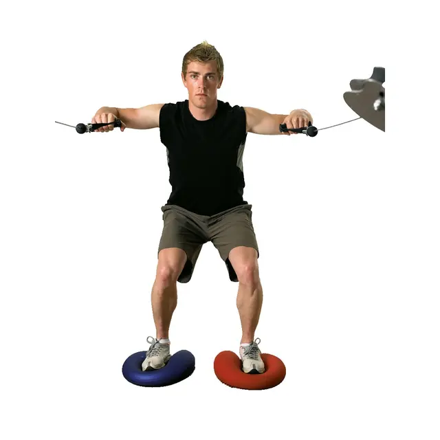 Balansepute Togu Dynair Senso 33 cm Blå | Balansepute med nupper 