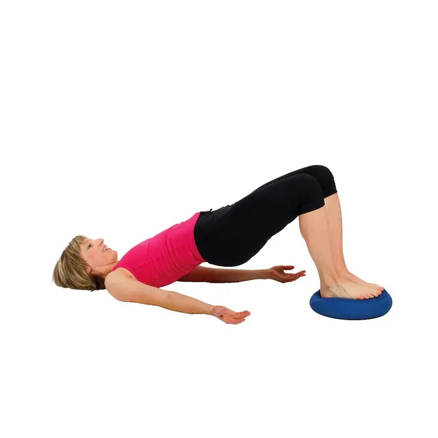 Balansepute Togu Dynair Senso 33 cm Blå | Balansepute med nupper 