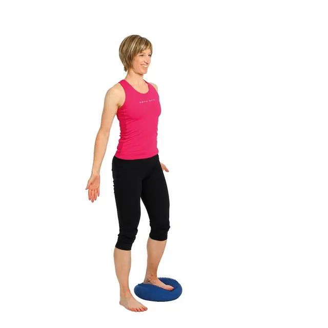 Balansepute Togu Dynair Senso 33 cm Blå | Balansepute med nupper 