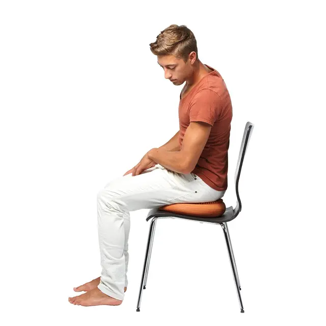 Balansepute Togu Dynair Senso 33 cm Blå | Balansepute med nupper 