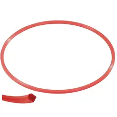 Gymnastikkring Pvc 80 cm | Rød 80 cm flat ring med kant-profil