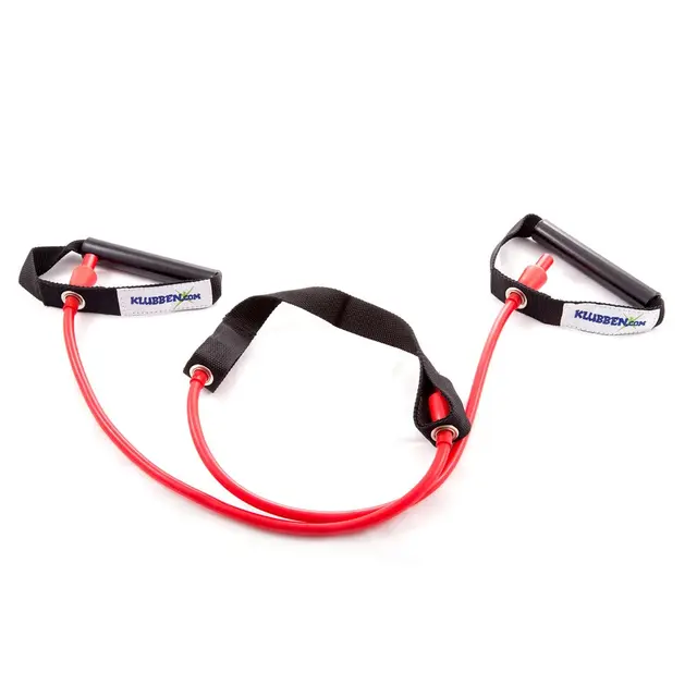 Treningsstrikk Exertube med forsterkning 1 stk. | Lett | Rød 