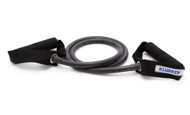 Treningsstrikk Exertube med håndtak 1 stk. | Ekstra hard | Svart 