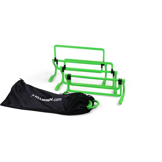Hekk | Mini treningshekker 6 stk. Justerbar høyde, 15, 23 og 29 cm 