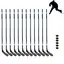 Ishockeyk&#248;ller og pucker | Senior L 12 ishockeyk&#248;ller 150 cm | 6 pucker