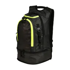 Arena Fastpack 3.0 Ryggsekk 40 L Svart/Gul | Sv&#248;mmesekk | Sv&#248;mmebag
